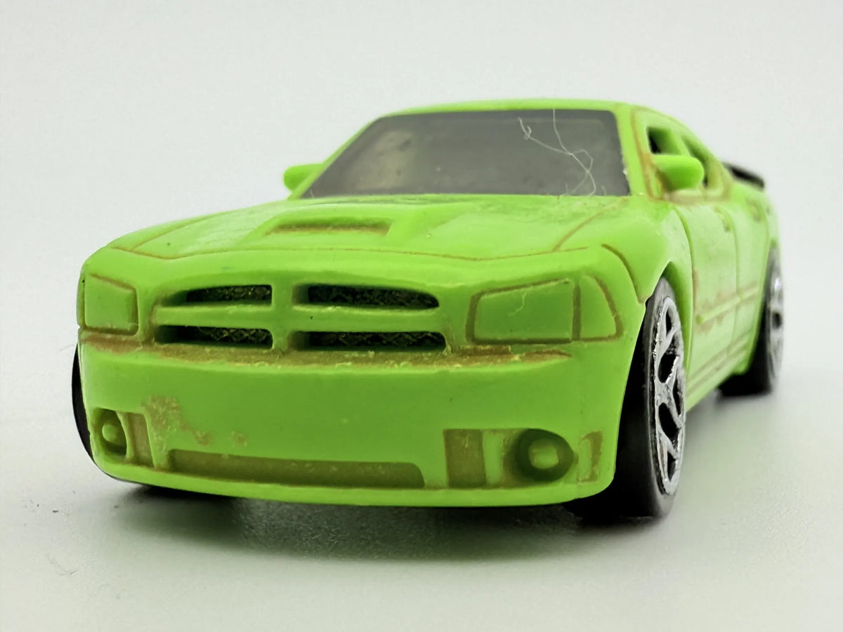 Dodge Charger DRIFT, Hot Wheels 2006, Resoraki, Die cast 1:64, zielony – zdjęcie 4