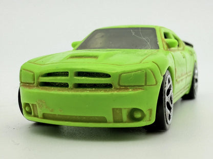 Dodge Charger DRIFT, Hot Wheels 2006, Resoraki, Die cast 1:64, zielony – zdjęcie 4