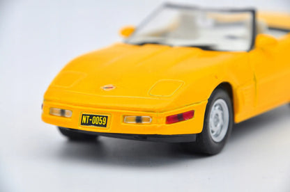 CORVETTE, Welly, Resoraki, Die cast 49733, Żółty, 1:36 – zdjęcie 4