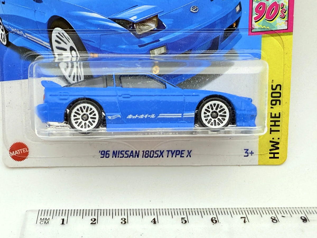 Nissan 180Sx Type X Hot Wheels Niebieski 1:64 – zdjęcie 4