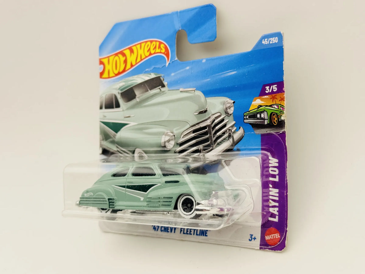Chevrolet Fleetline Hot Wheels Mainline 1:64 Blister Zielony – zdjęcie 4