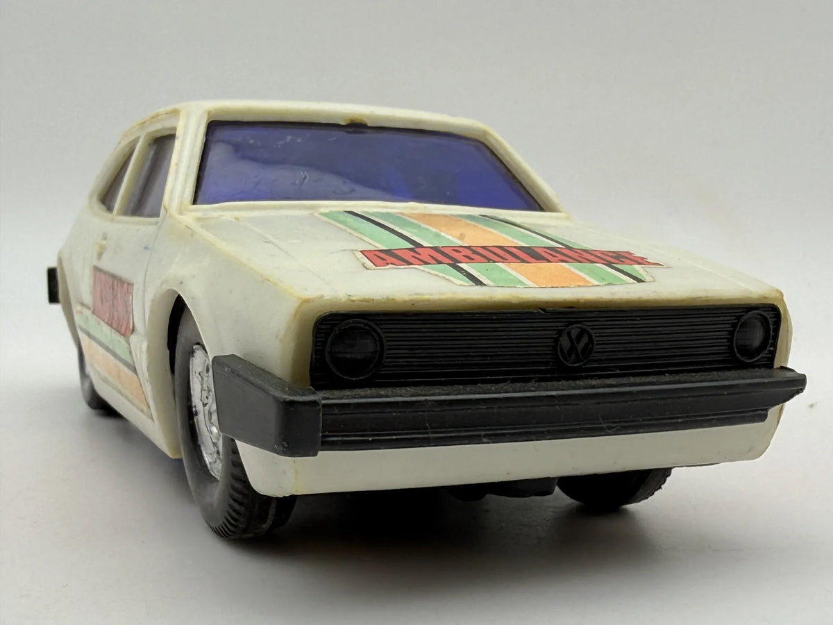VOLKSWAGEN GOLF I NAKRĘCANE / CLIFFORD TOYS KARETKA Biały 1:24 – zdjęcie 4