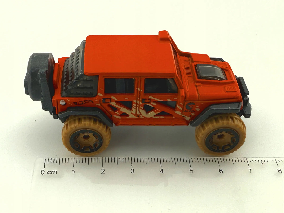 Jeep Wrangler Hot Wheels 2017 Pomarańczowy 1:64 – zdjęcie 4