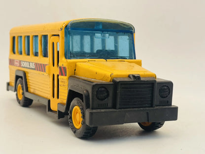 Autobus Vintage School Bus Buddy L '80 Żółty 1:43 Made in Japan Blaszak – zdjęcie 4