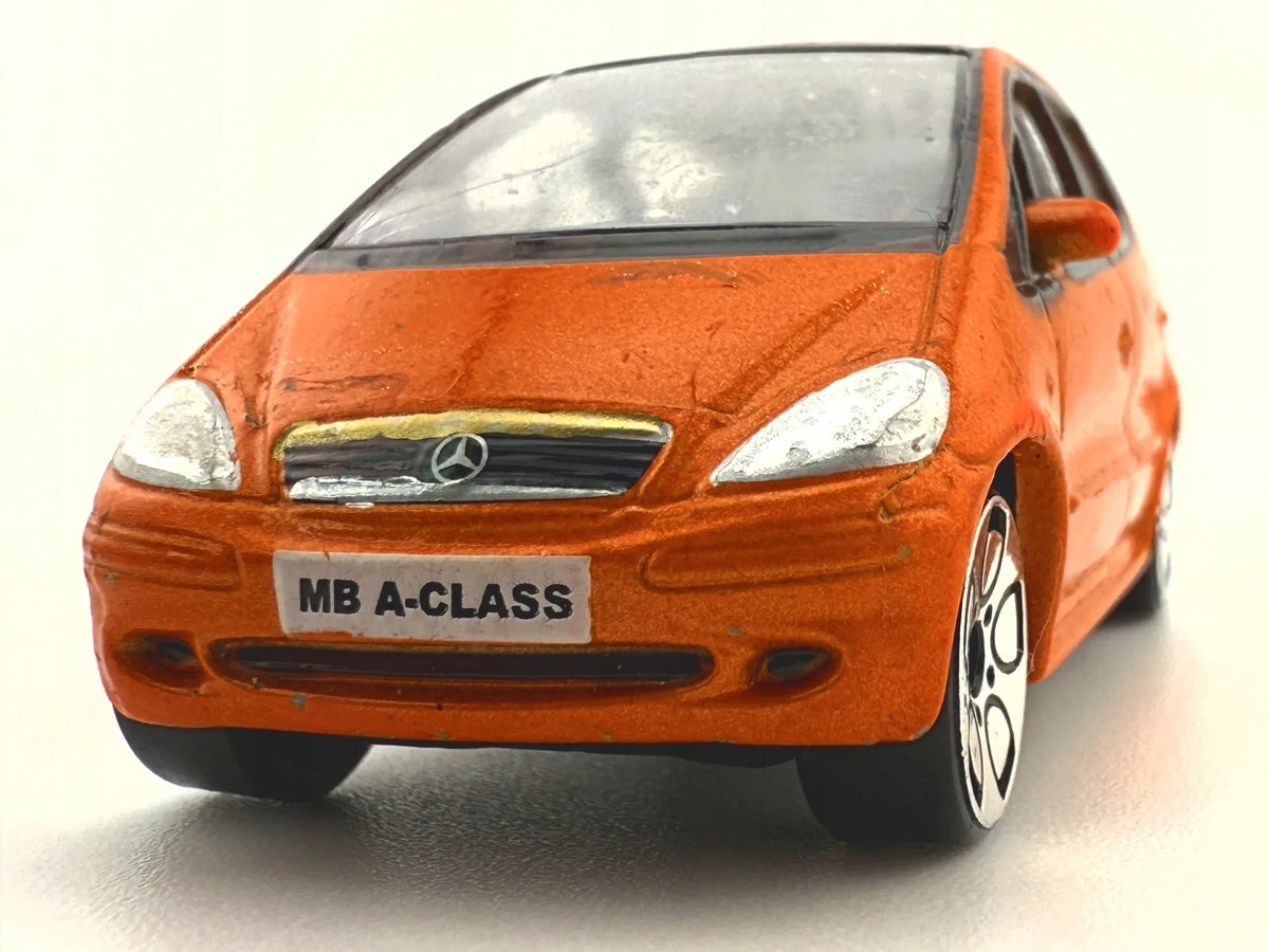 MERCEDES-BENZ A-CLASS, Realtoy, Resoraki, Die cast 110216, Pomarańczowy – zdjęcie 4