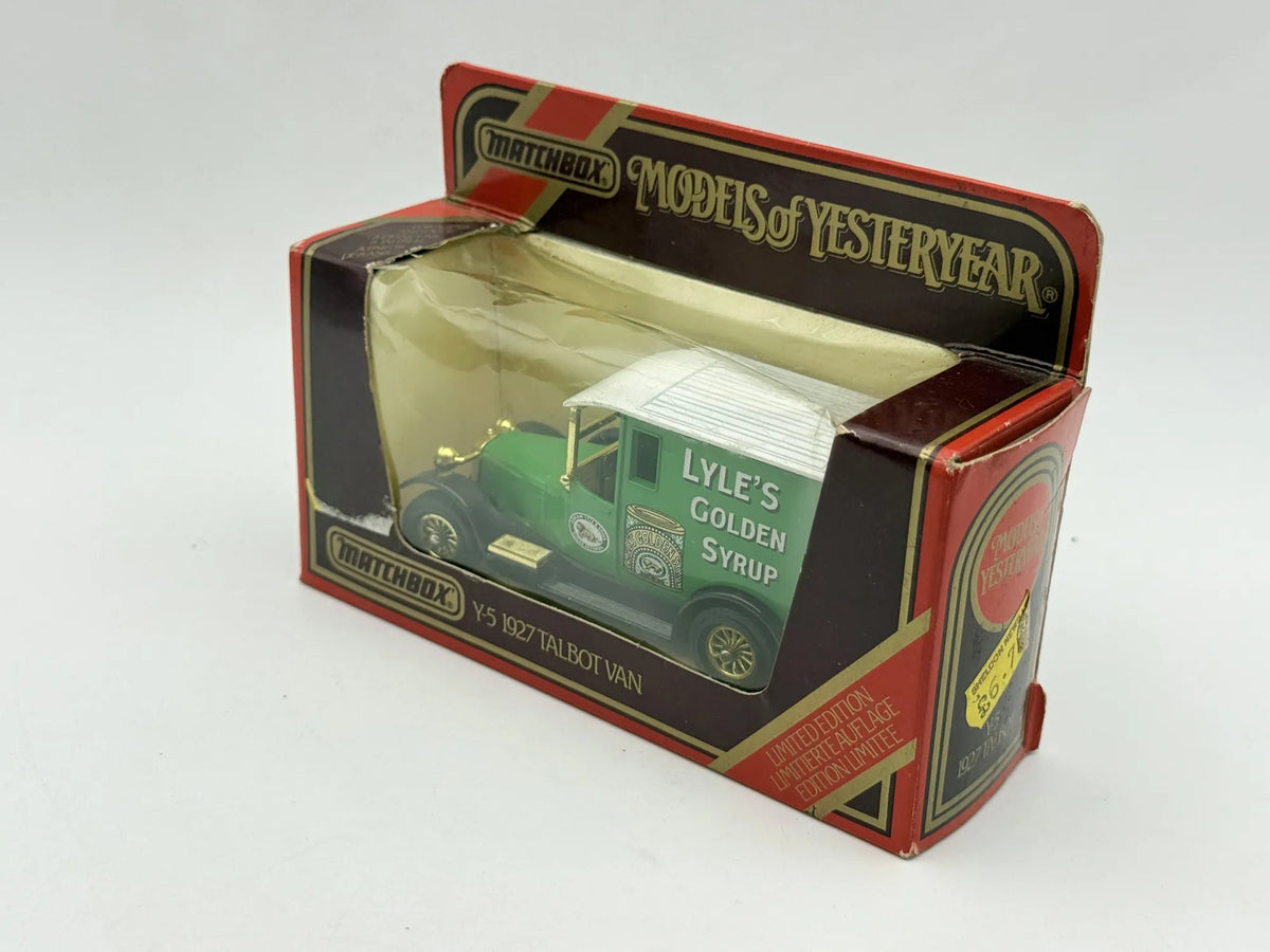 1927 TALBOT VAN Models of Yeasteryear Matchbox 1986 Zielony 1:47 – zdjęcie 4