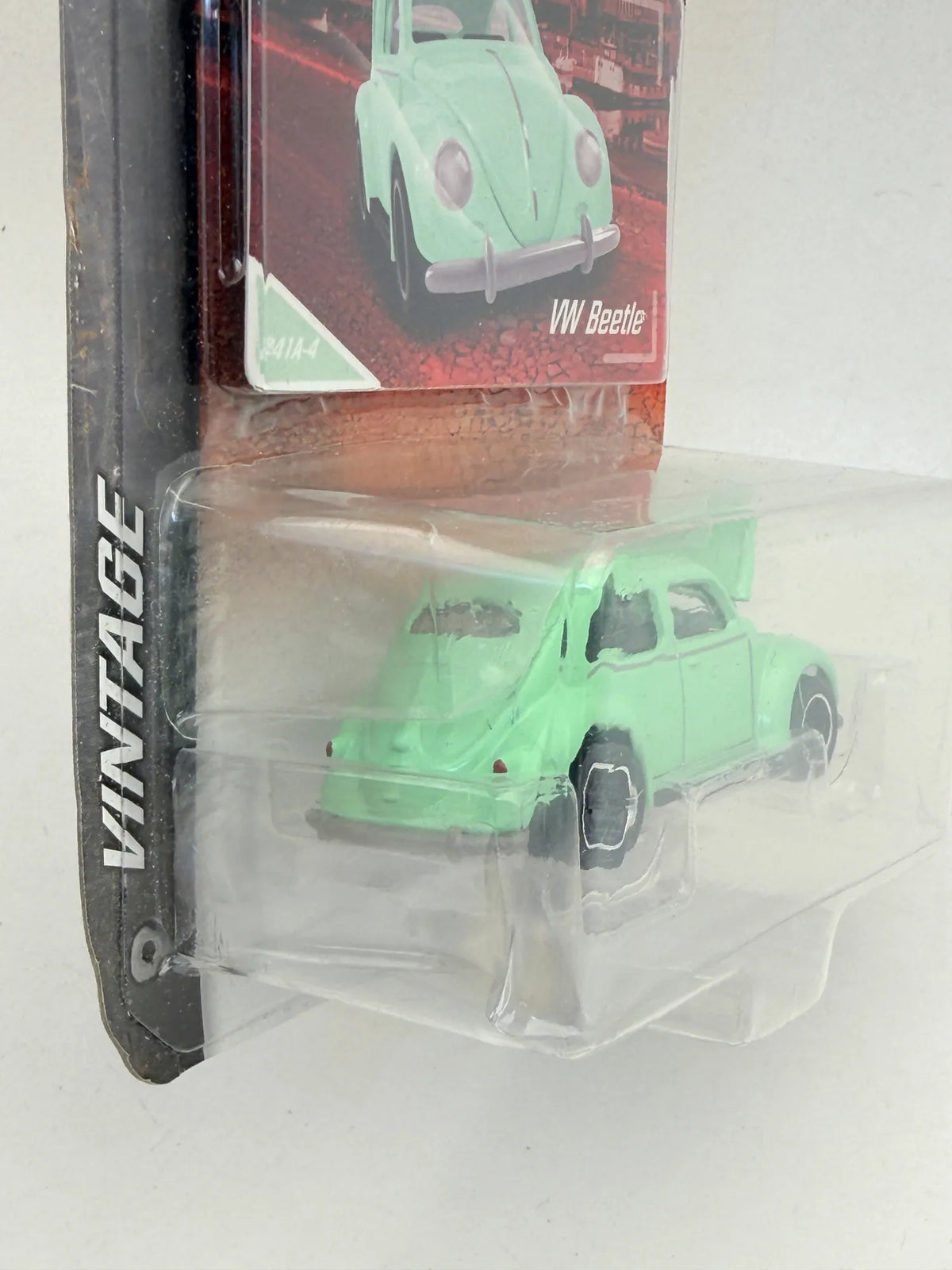 Garbus VW BEETLE Vintage Majorette Miętowy 1:64 – zdjęcie 4