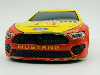 Ford Mustang Gt BRANDBASE HW Speed Graphics 1:64 PENNZOIL Luzak Żółty – zdjęcie 4