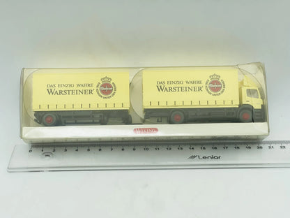Mercedes-Benz Atego Wiking 1:87 Ciężarówka Promocyjna WARSTEINER Kremowy – zdjęcie 4