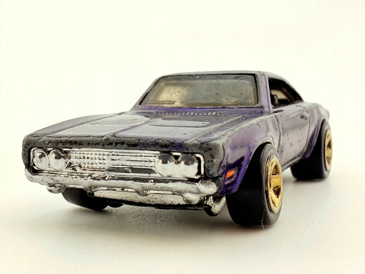 '69 Dodge Charger 500 Hot Wheels 2014 Fioletowy 1:64 – zdjęcie 4