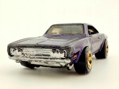 '69 Dodge Charger 500 Hot Wheels 2014 Fioletowy 1:64 – zdjęcie 4