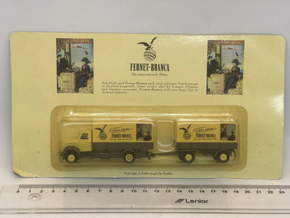 Deutz D 40 Vierke 1:87 Ciężarówka Promocyjna FERNET‑BRANCA Blister Żółty – zdjęcie 4