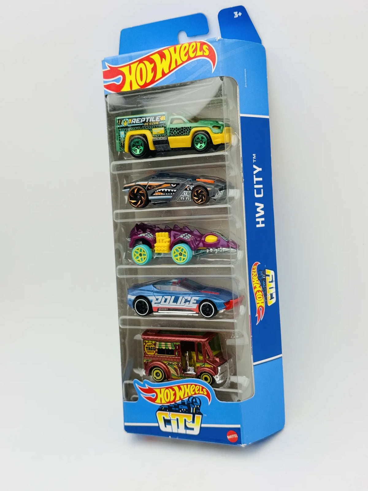 5 Pack HW CITY Hot Wheels 2023 HW CITY 1:64 POLICE Blister – zdjęcie 4