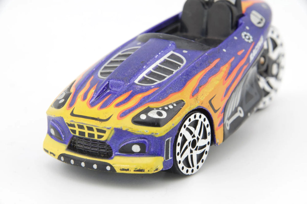 Motocykl Wyścigowy Realtoy Fioletowy 1:64 – zdjęcie 4