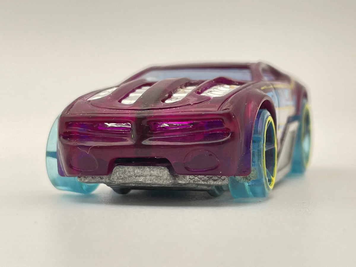 HORSEPLAY, Hot Wheels 2004 Resoraki Die cast 1429 Fiolet przeźroczysty 1:64 – zdjęcie 4