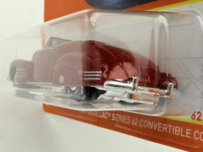 1941 Cadillac Series 62 Convertible Coupe Matchbox 2021 Czerwony 1:64 – zdjęcie 4