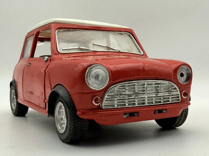 MINI COOPER VINTAGE MODEL (18 CM) Schuco Czerwony 1:16 – zdjęcie 4