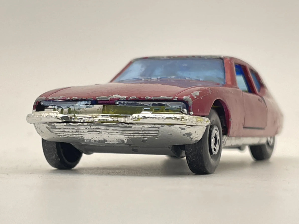 CITROEN S.M., Matchbox 1971, Made in England, Resoraki, K-33, Bordowy, 1:43 – zdjęcie 4