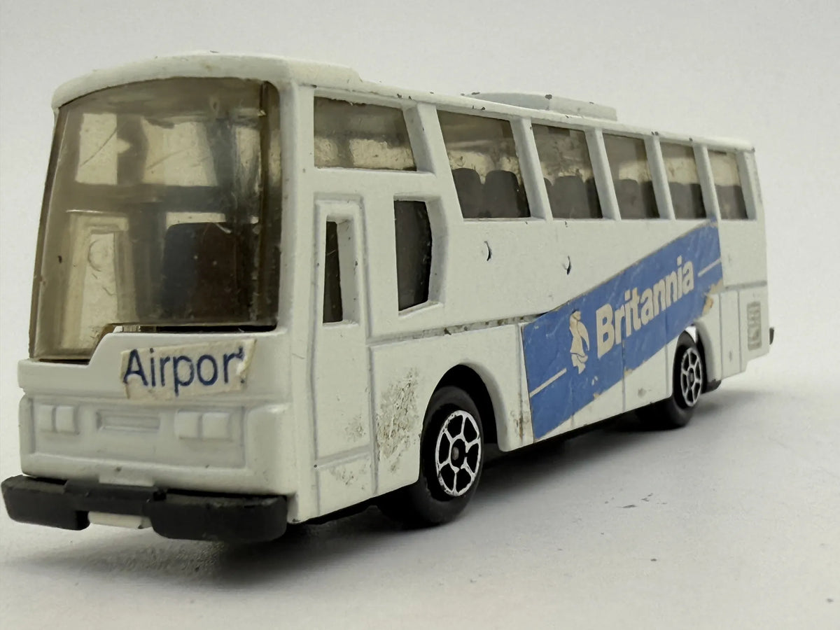 Autobus BRITANNIA AIRPORT BRITANIA Guisval '80 Biały 1:87 Made in Spain – zdjęcie 4
