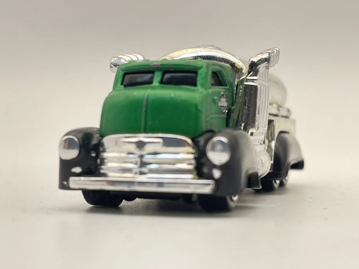 FAST GASSIN, Oil Supply, Hot Wheels, Resoraki, Die cast B21, Zielony, 1:64 – zdjęcie 4