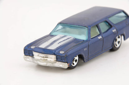 70 Chevelle Ss Wagon Hot Wheels Niebieski 1:64 – zdjęcie 4