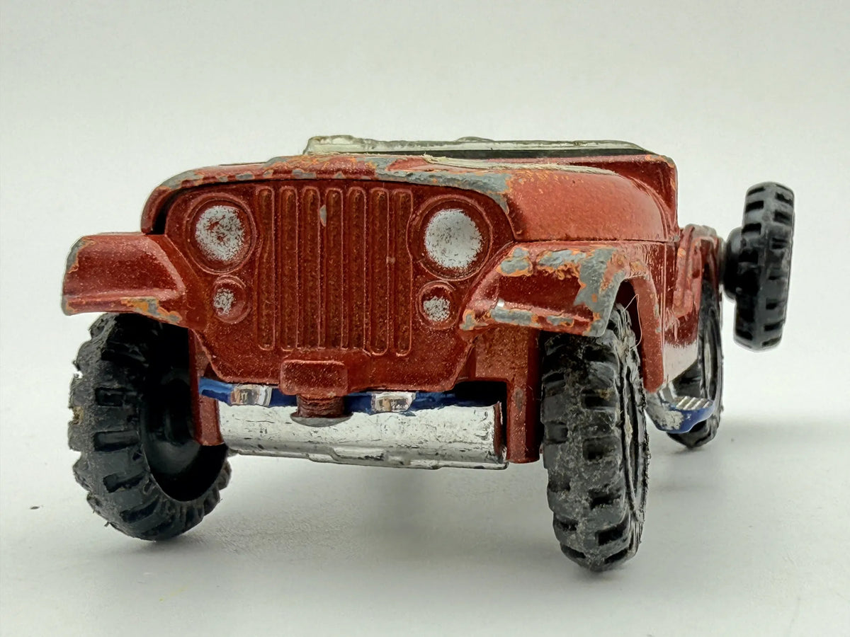 JEEP CJ-5, Corgi, Made in Great Britain, Die cast 72, Czerwony, 1:43 – zdjęcie 4
