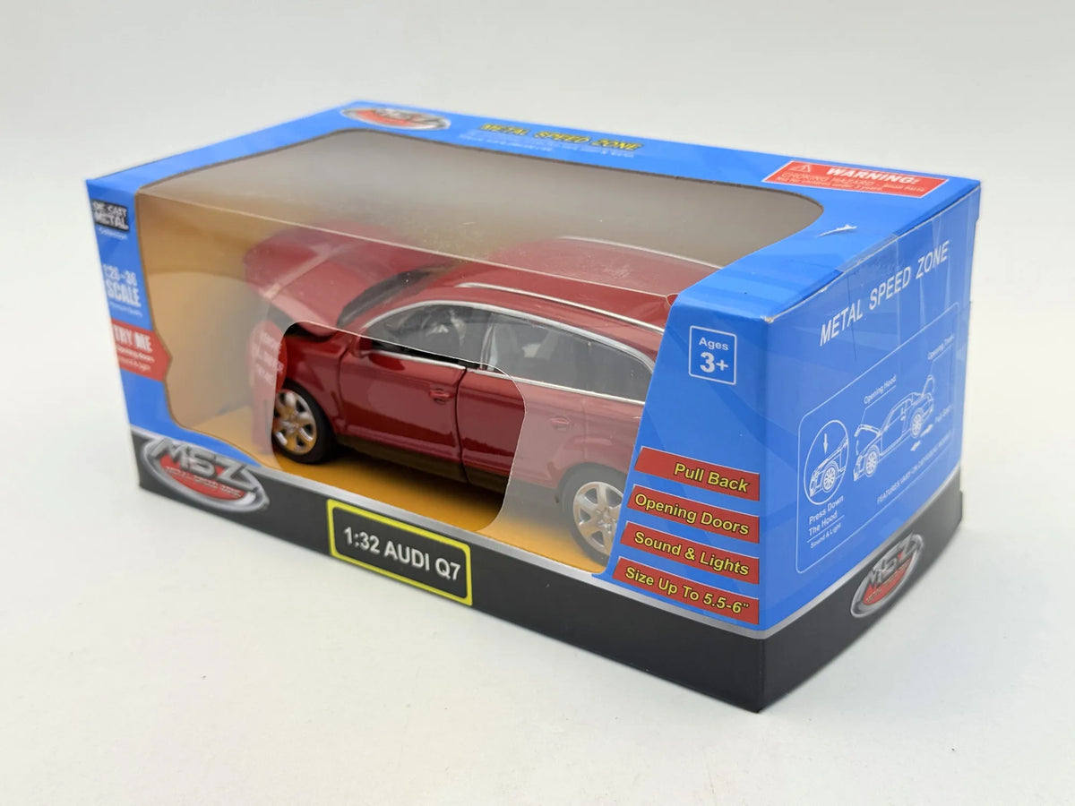AUDI Q7 Metal Speed Zone MSZ Czerwony 1:26 – zdjęcie 4
