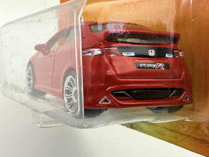 '08 HONDA CIVIC TYPE R MBX METAL Matchbox 2008 Czerwony 1:64 – zdjęcie 4
