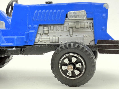 TRAKTOR, Majorette, Made in France, Die cast 305, Niebieski, 1:36, Resoraki – zdjęcie 4