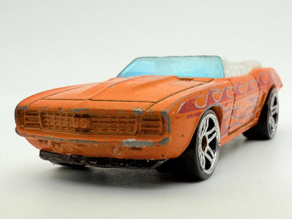 '69 Camaro Hot Wheels Pomarańczowy 1:64 – zdjęcie 4