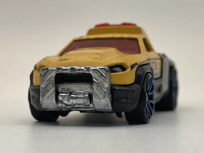REPO DUTY, Hot Wheels 2012, Die cast GD1, Żółty, 1:64, Resoraki – zdjęcie 4