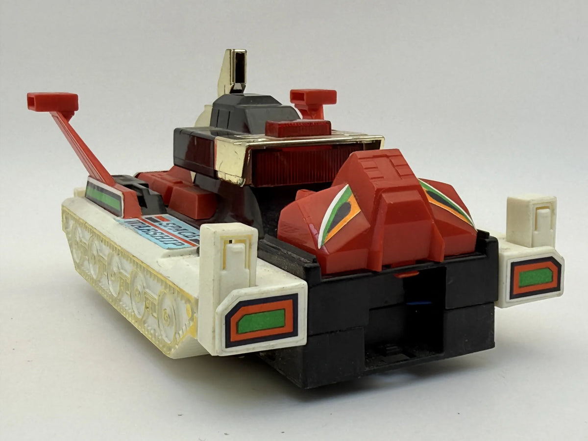 CZOŁG KOSMICZNY SPACE WARSHIP TRANSFORMERS ROBOT ok 1980 Biały 1:43 – zdjęcie 4