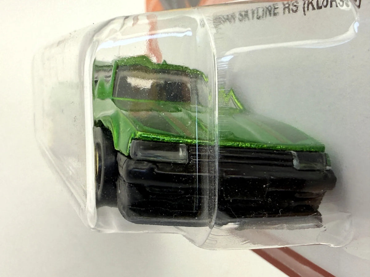 NISSANA SKYLINE RS (KDR30) The Hot Ones Hot Wheels 2025 Zielony 1:64 – zdjęcie 4