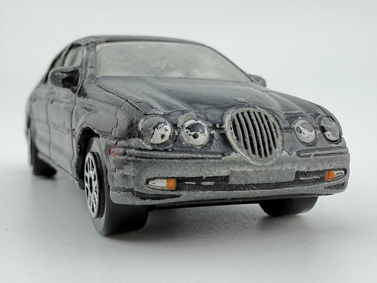 JAGUAR S-TYPE, Realtoy, Die cast, Czarny, 1:64, Resoraki – zdjęcie 4
