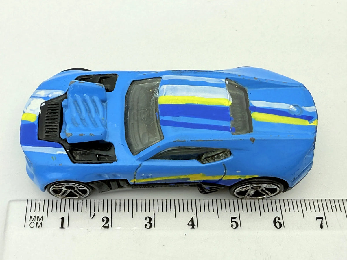 Twinduction, Hot Wheels 2010, niebieski Hot Wheels Niebieski 1:64 – zdjęcie 4