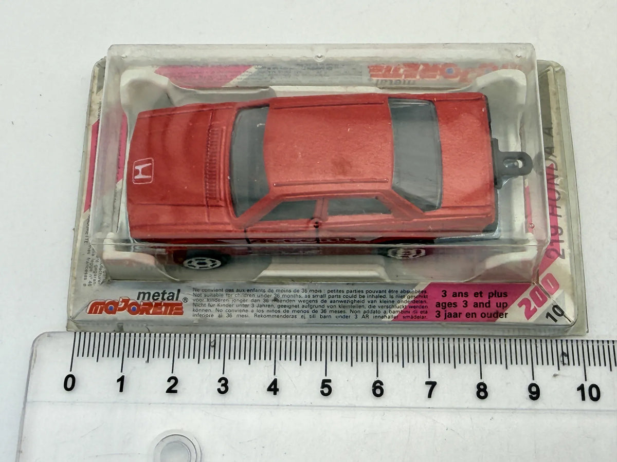 HONDA ACCORD Majorette '90 Czerwony 1:64 – zdjęcie 4
