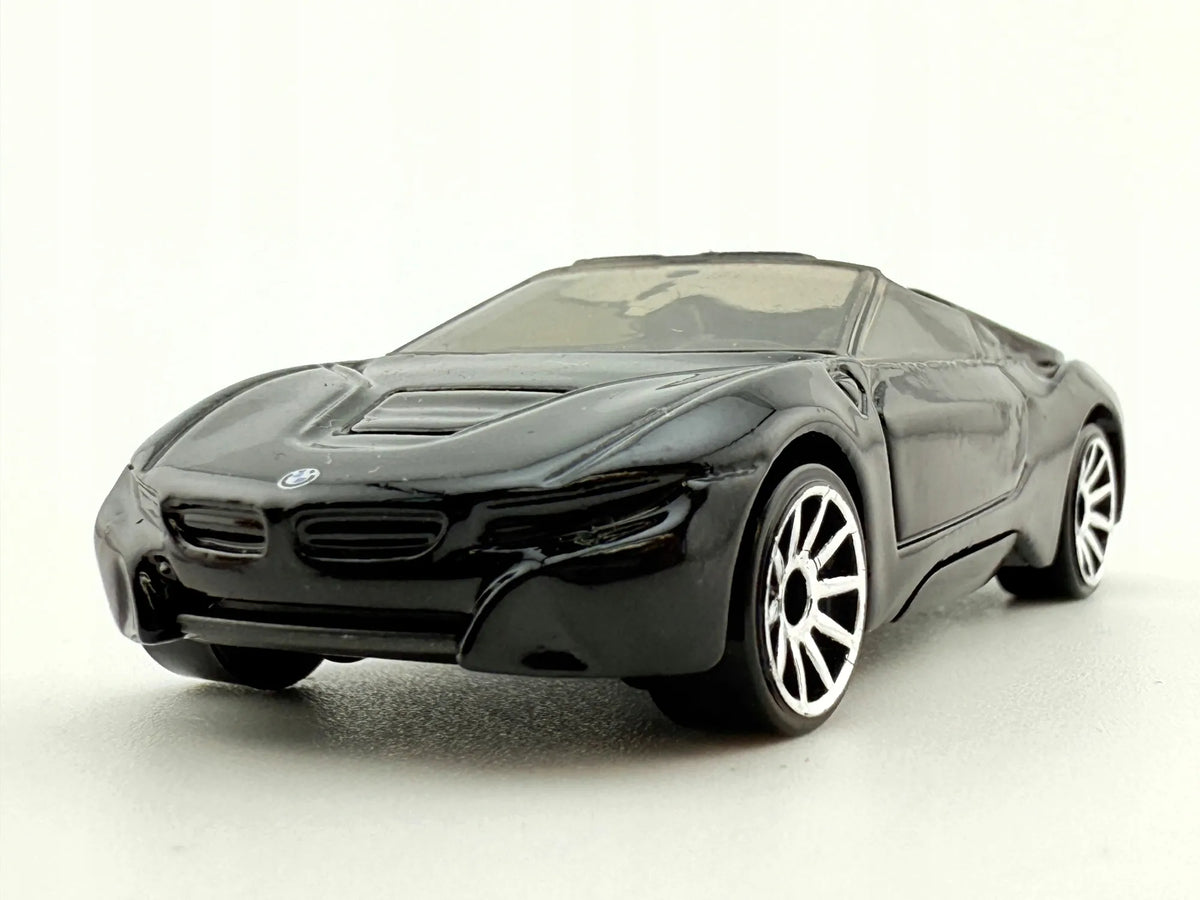 BMW I8 ROADSTER Hot Wheels 2018 Czarny 1:64 – zdjęcie 4