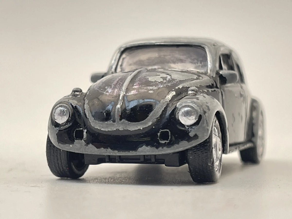 Volkswagen BEETLE, Garbus, Welly, VINTAGE Model Die cast 52222, Czarny 1:60 – zdjęcie 4