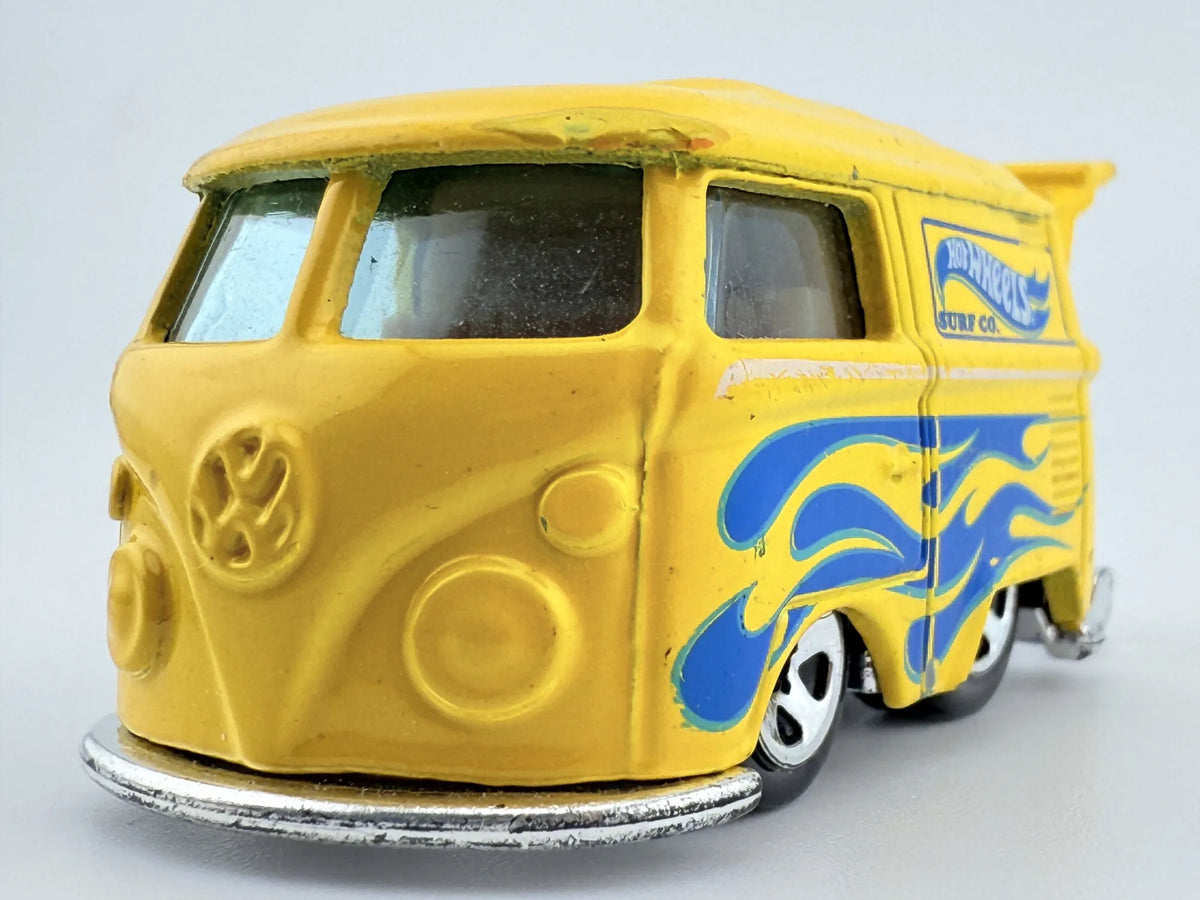 VW KOOL KOMBI (VOLKSWAGEN T1), Hot Wheels 2012, Die cast X1636, Żółty, 1:70 – zdjęcie 4