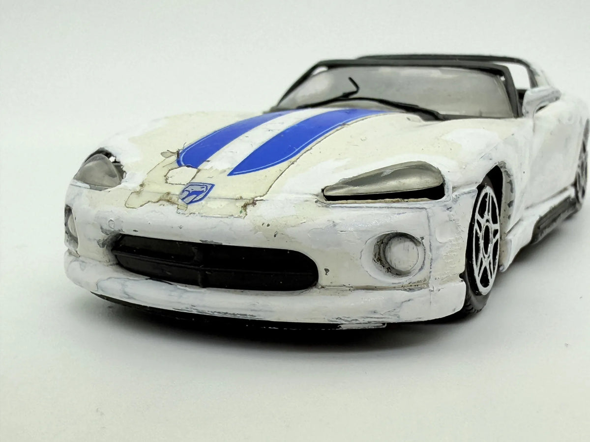 Dodge Viper Bburago Biały 1:43 Made in Włochy – zdjęcie 4