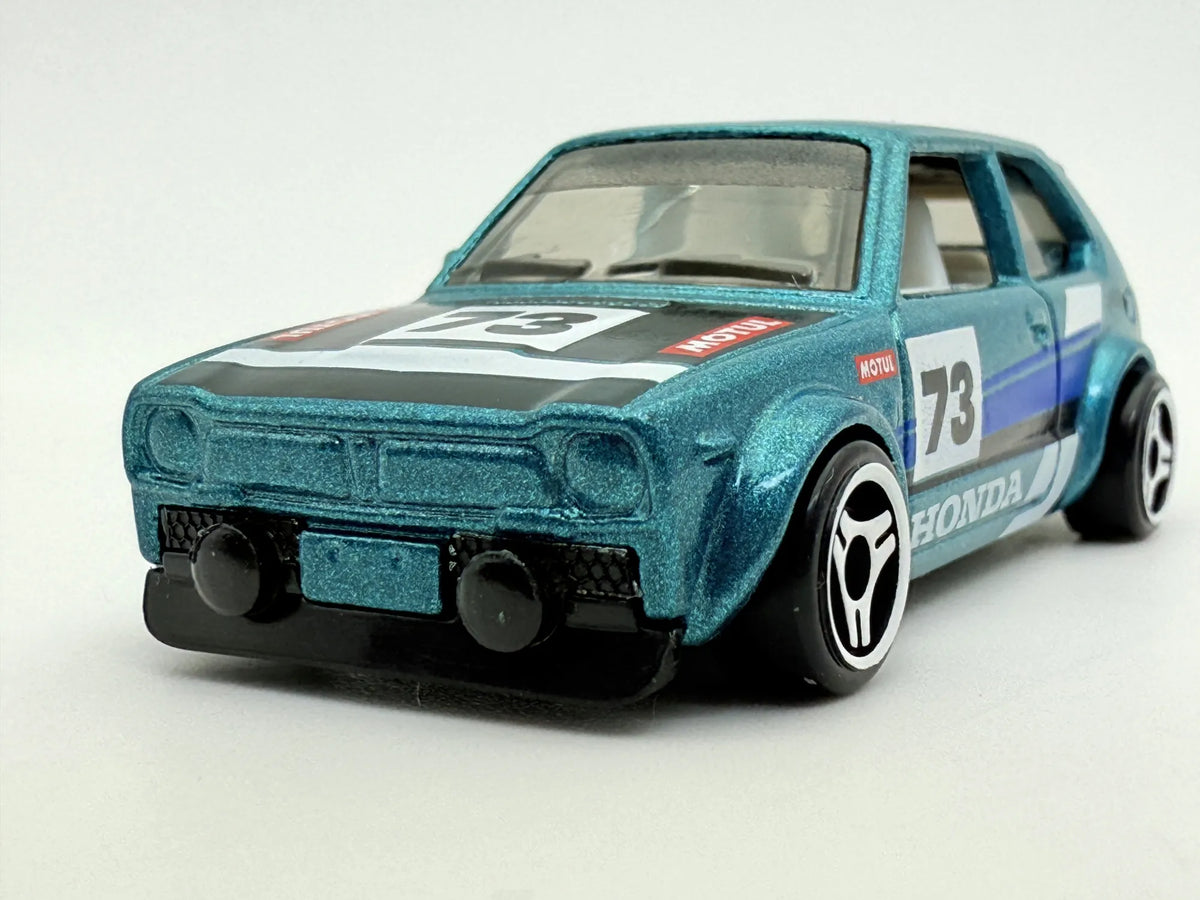 Honda Civic Custom Hot Wheels 2022 Niebieski 1:64 – zdjęcie 4