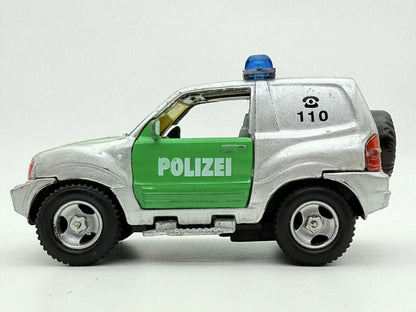 Mitsubishi Pajero POLICE, Suv Policyjny, resoraki, die cast, 1:43 – zdjęcie 4