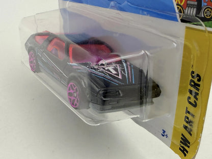 Dmc Delorean HW ART CARS Hot Wheels 2024 Czarny 1:64 – zdjęcie 4