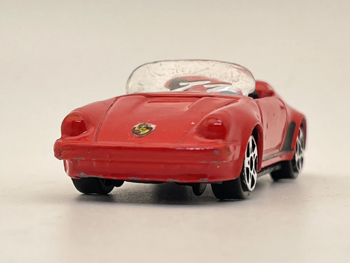 Porsche 911 Speedster Cabrio, Maisto, Resoraki, Die cast 1:64, Czerwony – zdjęcie 4