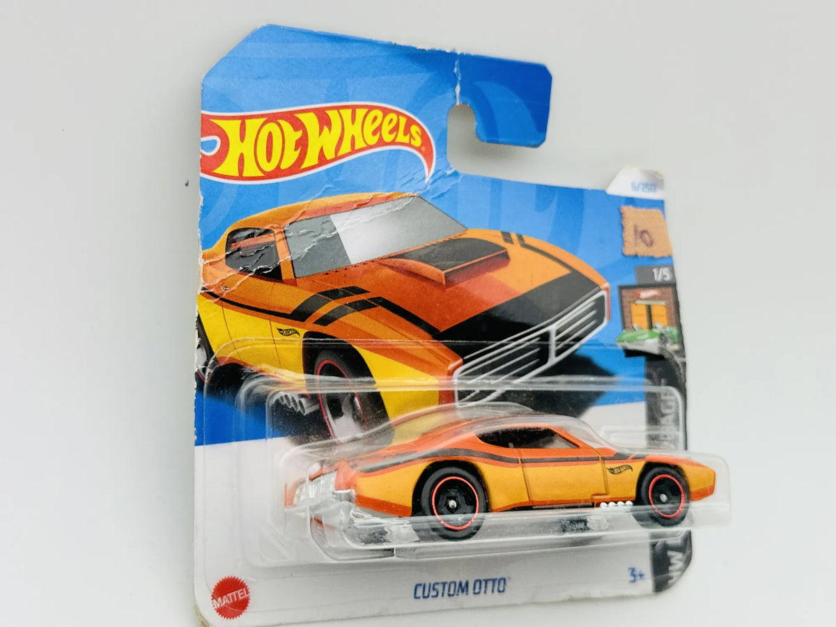 Custom Otto Hot Wheels 2024 HW Dream Garage 1:64 Blister Pomarańczowy – zdjęcie 4