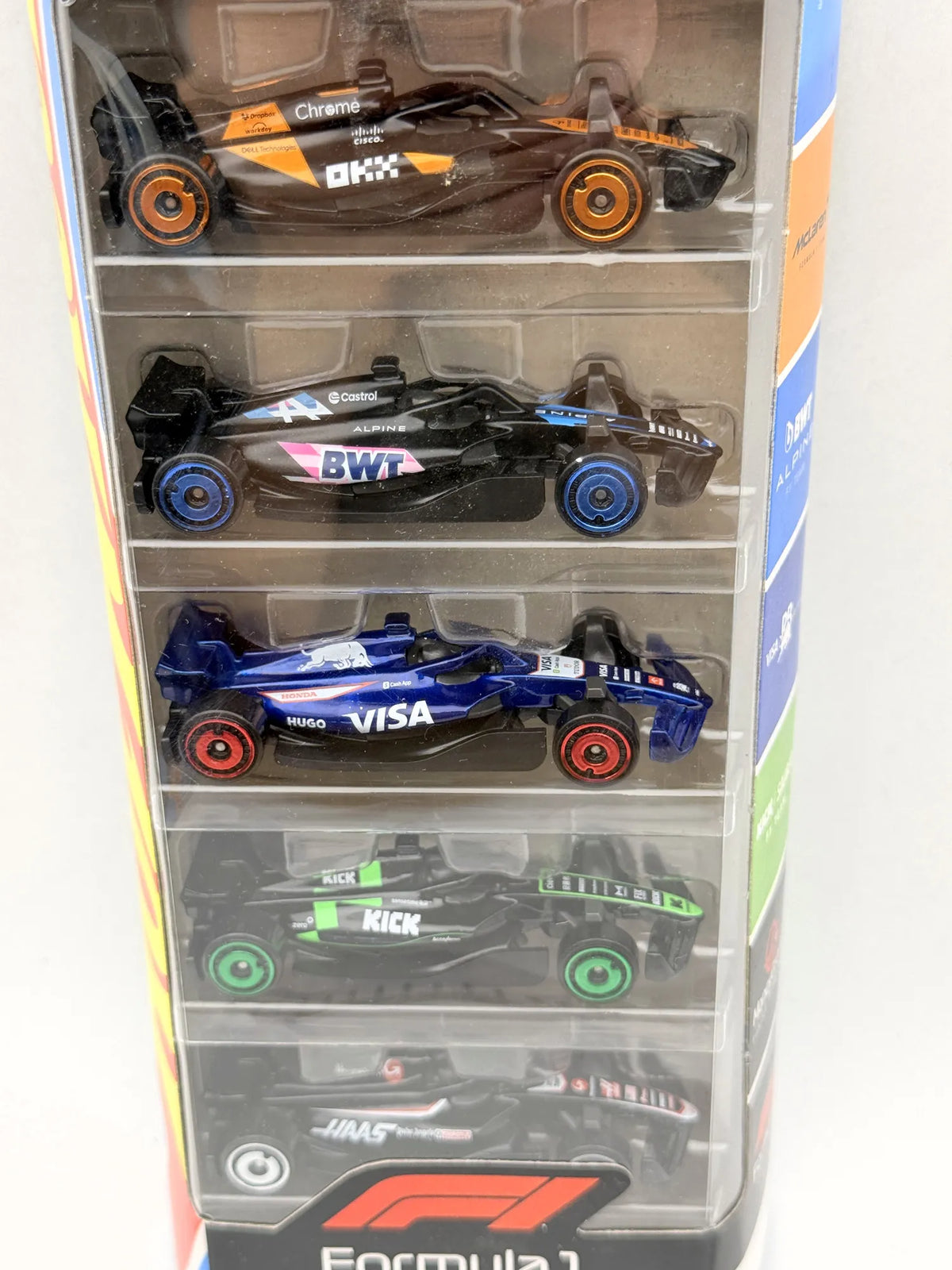 Formula 1 5 Pack 2024 Formula 1 Collection Hot Wheels 2024 1:64 – zdjęcie 4