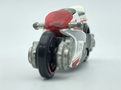 CANYON CARVER, MOTOCYKL, Hot Wheels, Resoraki, Die cast, Srebrny, 1:64 – zdjęcie 4