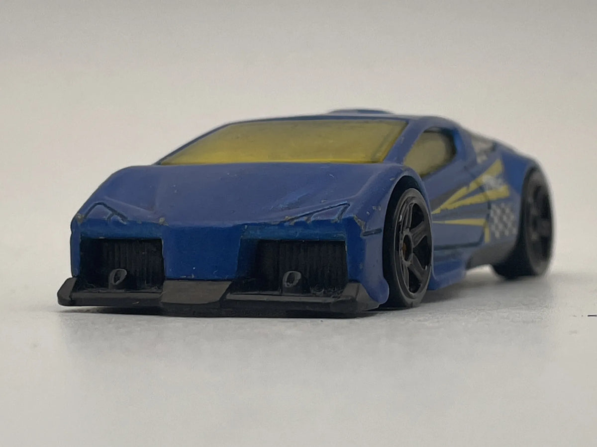ZOTIC, Hot Wheels 2002, Die cast 56361, Niebieski, 1:64, Resoraki – zdjęcie 4