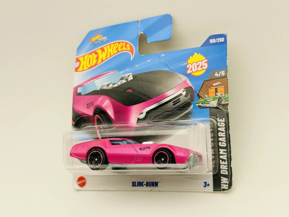 Slide-Burn Hot Wheels HW Modified 1:64 Blister Różowy – zdjęcie 4