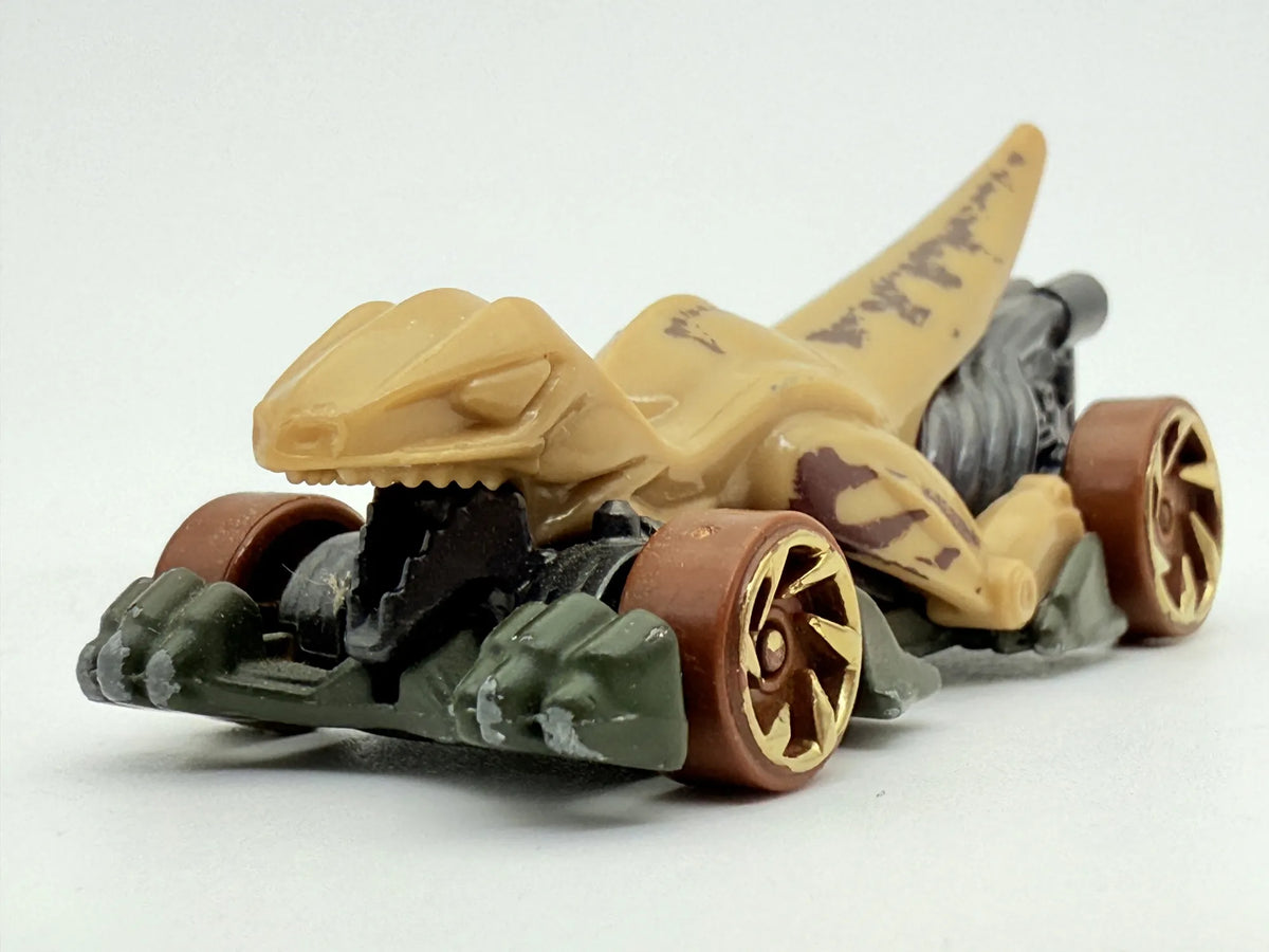 Veloci-Racer Hot Wheels Beżowy 1:64 – zdjęcie 4